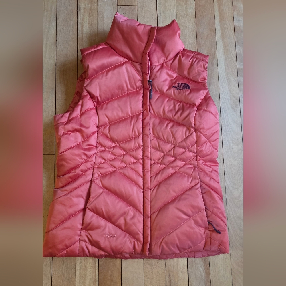 The North Face Coral Pink Insulated Puffer Vest